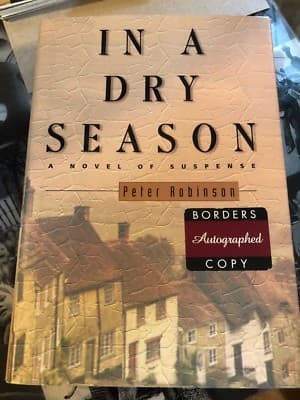 AUTOGRAPHED 1st Edition: In a Dry Season (Inspector Banks Novels) - Image 1