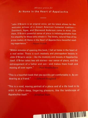 AUTOGRAPHED At Home in the Heart of Appalachia John O’ Brien 2nd Printing - Thumbnail 7