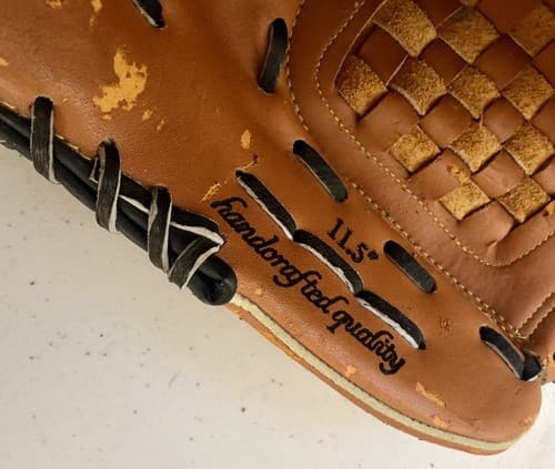 TF-Youth Softball Baseball glove Spalding Sz 11.5 Vintage Left Hand Throw - Thumbnail 4