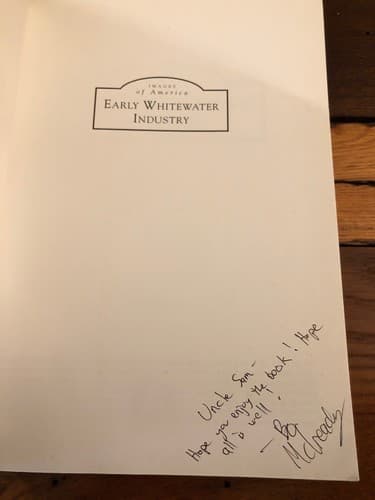 AUTOGRAPHED Early Whitewater Industry Images of America 1st Edition Bo Mccready - Image 1