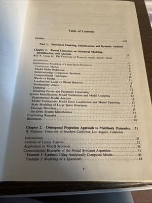Mechanics and Control of Large Flexible Structures by John L. Junkins (1990) - Thumbnail 5