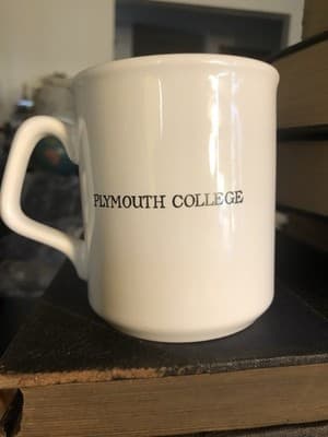 Plymouth College Coat Of Arms Coffee Mug 1980s - Thumbnail 2