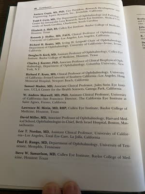 Current Concepts of Multifocal Intraocular Lenses by Lee Nordan (1991) - Thumbnail 8