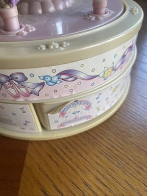 1999 Moose Mountain musical carousel jewelry box Bear ballerina (for Parts Only) - Thumbnail 6