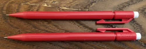 NOS Pentel A45 USA Red Mechanical Pencil 0.5mm Fine Point Eraser Clip - Image 1