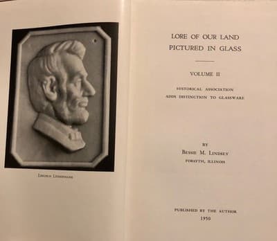 Lore of Our Land Pictured in Glass Vol II Bessie M Lindsey 1950 HC Illus Guide - Thumbnail 5