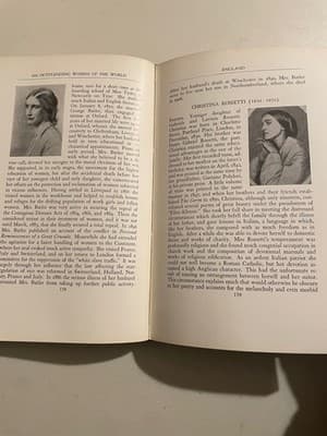 400 Outstanding Women of the World Minna M Schmidt 1933 Hardcover Costumeology - Thumbnail 16