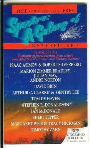 SPECTRA: A GALAXY OF BESTSELLERS, rare US Bantam promo sci-fi pulp vintage pb - Image 1
