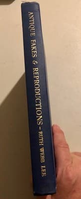 Ruth Webb Lee Antique Fakes & Reproductions 7th Ed 1950 HC Blue Illustrated - Image 1
