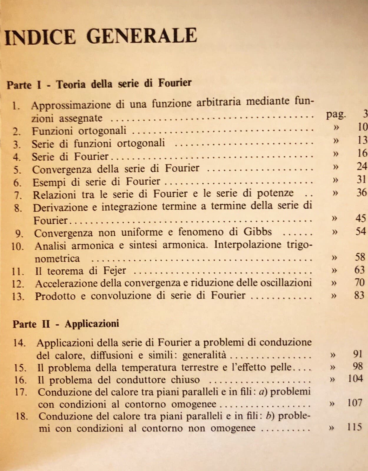 TEORIA ED APPLICAZIONI DELLA SERIE DI FOURIER Carlo Cercignani Pub By Tamburini - Thumbnail 2