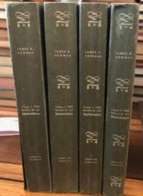 The World of Mathematics, 4 Volume softcover Set - Image 1