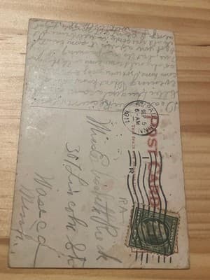 New York Life Building St Paul MN Postcard 1911 Sep 5 Postmarked Vintage Stamped - Thumbnail 2