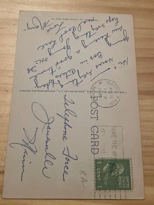 Curt Teich Postcard First National Bank Building St Paul MN Linen Back Vintage - Thumbnail 2