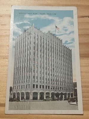 Medical Arts Bldg Tulsa OK Postcard E C Kropp Co 68 Vintage Used Postmark - Image 1
