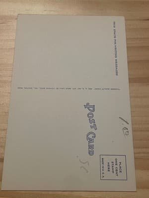 Tichnor Town Hall East Greenwich RI Linen Postcard Unposted Vintage 76832 Unused - Thumbnail 2