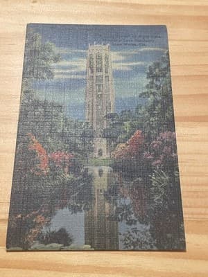 Curteich Postcard Singing Tower Bok Tower Lake Wales Florida 238-F Unused Linen - Image 1