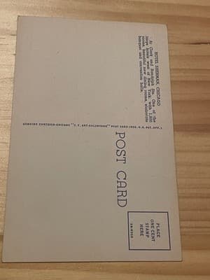 Curt Teich Hotel Sherman Chicago Vintage Postcard 141 Art Colortone Unposted - Thumbnail 2