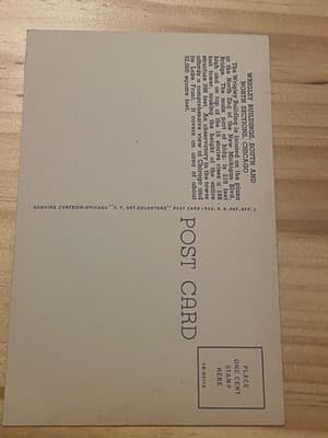 Curt Teich Linen Postcard Wrigley Building South North Sections Chicago Unposted - Thumbnail 2