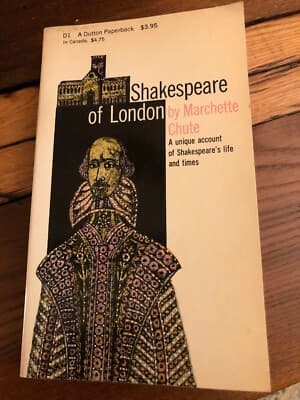 Shakespeare of London / Marchette Chute / Dutton Pb - Image 1