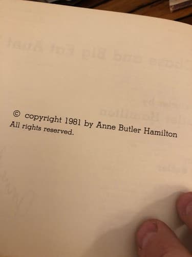 AUTOGRAPHED Little Chase and Big Fat Aunt May 1st Edition 1981 Anne B Hamilton - Thumbnail 3