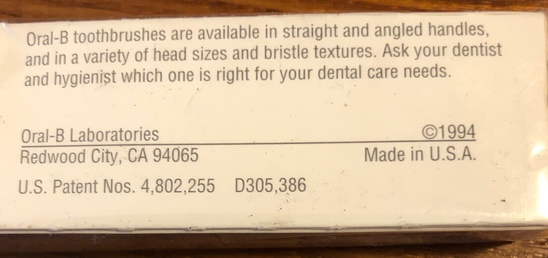 1994 Oral-B Indicator 30 Straight Soft Toothbrush Vintage - Brand New Sealed NOS - Thumbnail 4