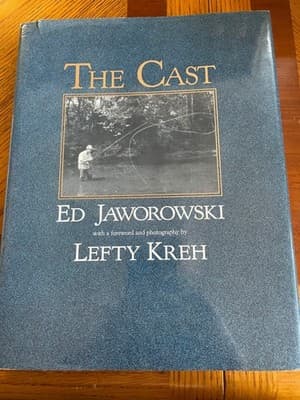 The Cast Ed Jaworowski 1992 1st Ed Hardcover Lefty Kreh Fly Casting Book Guide - Image 1