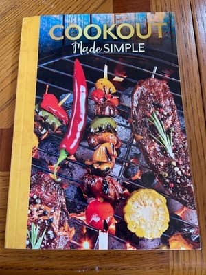 Cookout Made Simple Cookbook Judith A Pearce Paperback 2020 Grilling Recipes - Image 1