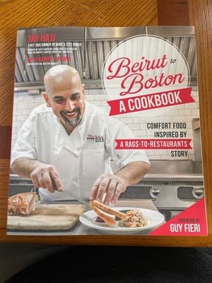 Beirut to Boston Cookbook Jay Hajj Foreword Guy Fieri Paperback Comfort Recipes - Image 1