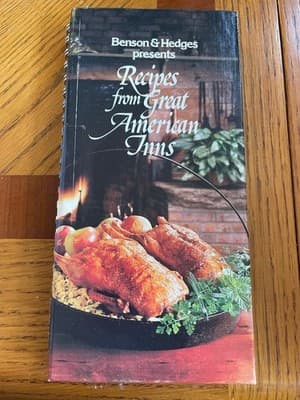 Benson & Hedges Recipes From Great American Inns Spiral Cookbook Vintage Promo - Image 1