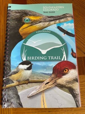 Colorado Birding Trail Southeastern Colorado Trail Guidebook Spiral Bound Maps - Image 1