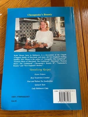 Chesapeake's Bounty Cookbook Katie Moose Paperback Regional Recipes - Thumbnail 4