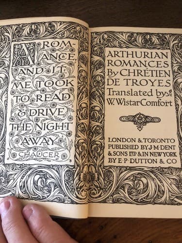 Arthurian Romances [Everyman's Library]1928 printing, spine loose - Thumbnail 3