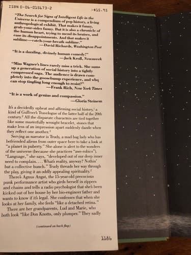 AUTOGRAPHED Search for Signs of Intelligent Life in the Universe: Broadway Smash - Thumbnail 3