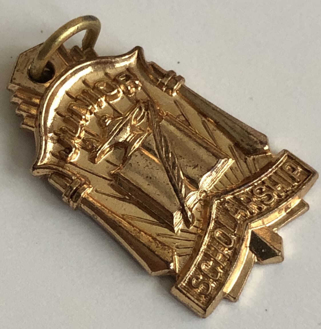 Vintage Collectible Pendant: Honor Award Scholarship Junior School Award - Image 1