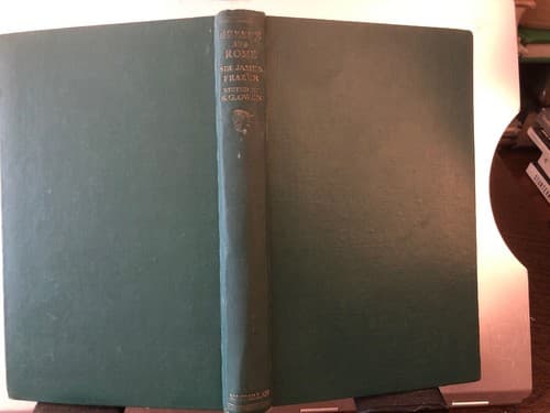 Greece And Rome : A Selection From The Works Of Sir James George Frazer 1949 HC - Thumbnail 2