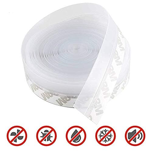 Silicone Seal Strip8M/26ft Door Strip Bottom for Doors Silicone Sealing Stick - Image 1