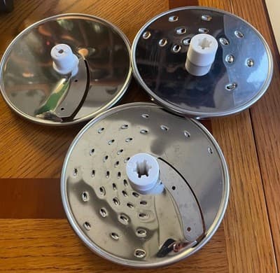 kitchenaid KFPM650WH Food Processor 3 Piece Stainless Steel Slicing Shredding - Image 1