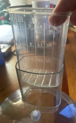 kitchenaid Food Processor Lid & presser for processor bowl KFPM650WH - Thumbnail 2