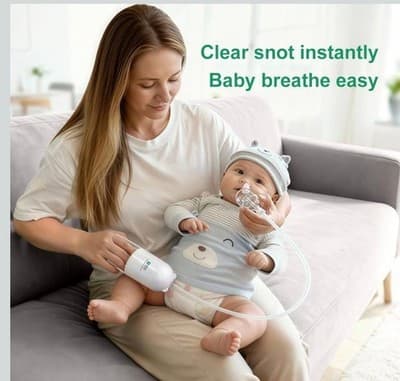 Babyfutur Nasal Aspirator Baby Electric Portable Hygienic Nasal Suction Safe - Thumbnail 6