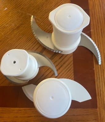 kitchenaid KFPM650WH Food Processor Blades Set 3 Stainless Steel Sharp - Image 1