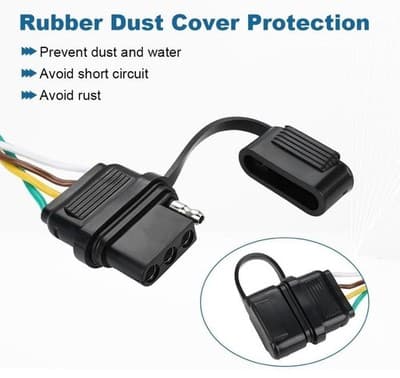 3 to 2 Taillight Converter Trailer Wiring Harness Toyota Prius 2004-2015 - Thumbnail 3