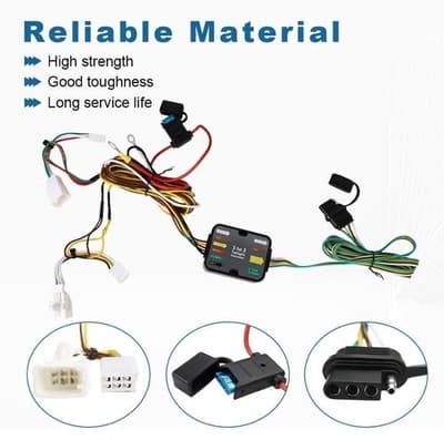 3 to 2 Taillight Converter Trailer Wiring Harness Toyota Prius 2004-2015 - Thumbnail 2