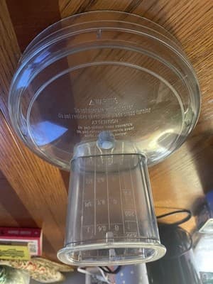 kitchenaid Food Processor Lid & presser for processor bowl KFPM650WH - Thumbnail 3