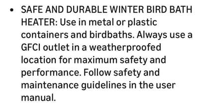 500W Submersible De-Icer Circular Tank Heater Thermostat 10ft Cord Black Teflon - Thumbnail 9