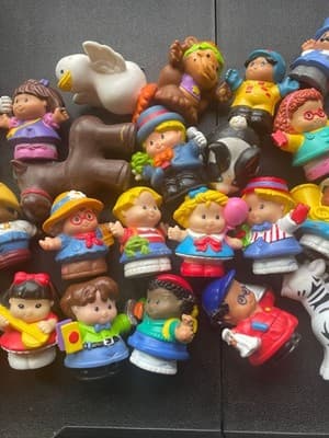 Fisher-Price Little People Lot 25+ Preschool Figures Mixed Characters Animals - Thumbnail 3