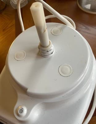 KitchenAid Food Processor Base KFPM650WH White Professional Motor Control Button - Thumbnail 3