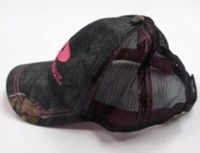 Mossy Oak Camouflage Women's Hat Pink Strapback Adjustable Camo Cap One Size All - Thumbnail 6