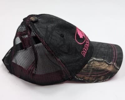 Mossy Oak Camouflage Women's Hat Pink Strapback Adjustable Camo Cap One Size All - Thumbnail 8