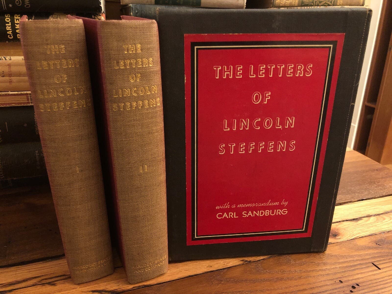 Letters Of Lincoln Steffens Two Volume Casebound Set 1938 First Edition - Image 1