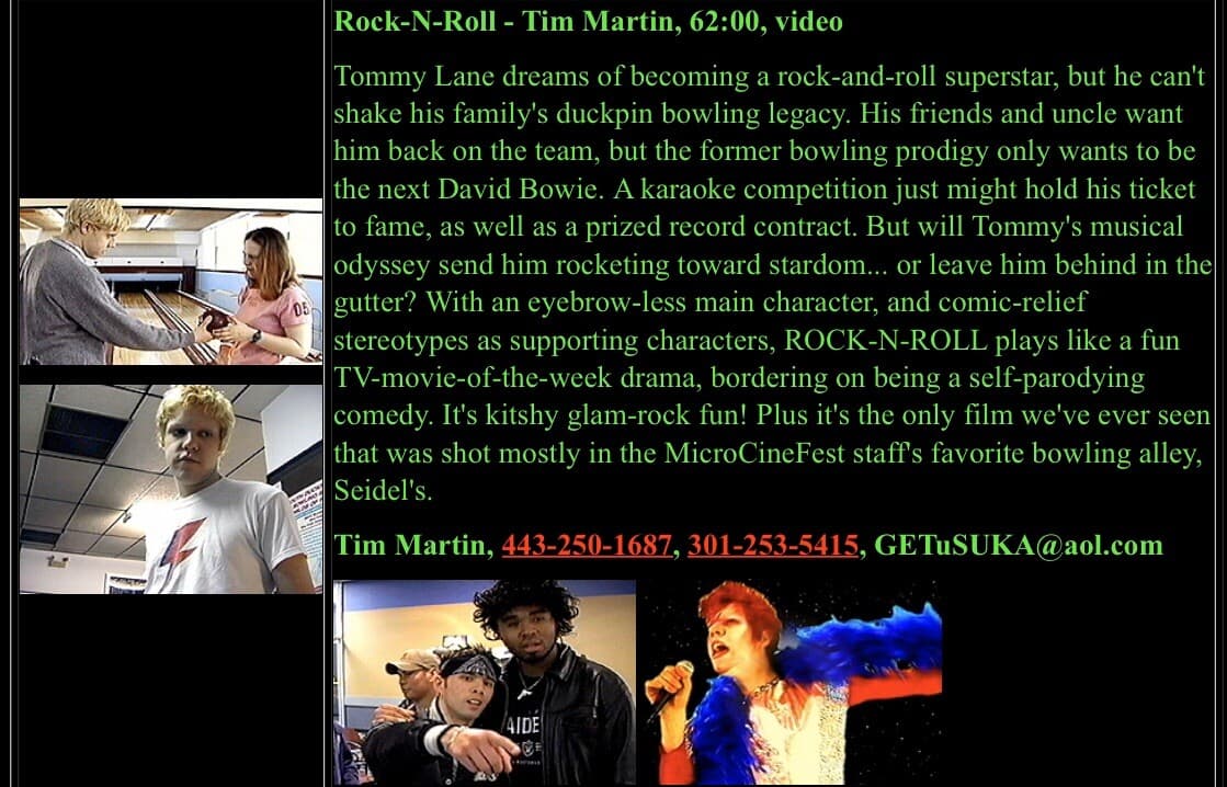 Rare VHS Rock N Roll Duckpin Bowling Karaoke Collide Tim Martin Frederick Sauter - Thumbnail 5